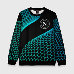 Свитшот детский Napoli football net, цвет: 3D-черный