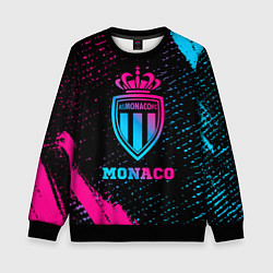 Детский свитшот Monaco - neon gradient