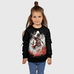 Свитшот детский Assassins creed город из частиц, цвет: 3D-черный — фото 2