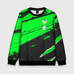 Свитшот детский Tottenham sport green, цвет: 3D-черный