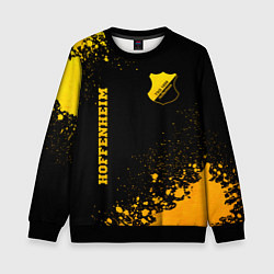 Детский свитшот Hoffenheim - gold gradient вертикально