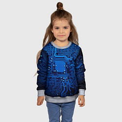 Свитшот детский Текстолит, цвет: 3D-меланж — фото 2