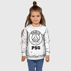 Свитшот детский PSG sport на светлом фоне, цвет: 3D-белый — фото 2
