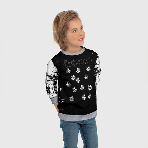 Детский свитшот Pyrokinesis хип-хоп / 3D-Меланж – фото 3