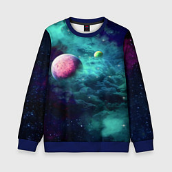 Детский свитшот Green outer space