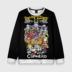 Детский свитшот Cuphead enemys