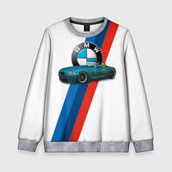 Свитшот детский Немецкий родстер BMW, цвет: 3D-меланж