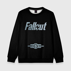 Свитшот детский Fallout - Logo, цвет: 3D-черный