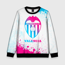 Детский свитшот Valencia neon gradient style