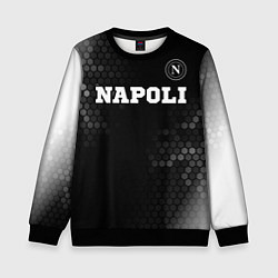 Детский свитшот Napoli sport на темном фоне посередине
