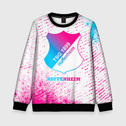 Детский свитшот Hoffenheim neon gradient style