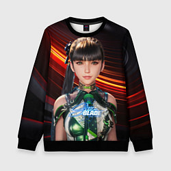 Детский свитшот Stellar Blade Eve dark