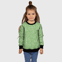 Свитшот детский Эффект шерстяных прядей, цвет: 3D-черный — фото 2