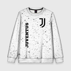 Свитшот детский Juventus sport на светлом фоне вертикально, цвет: 3D-белый
