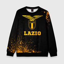 Детский свитшот Lazio - gold gradient
