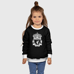 Свитшот детский Liverpool fc club, цвет: 3D-белый — фото 2