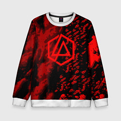 Детский свитшот Linkin park red logo