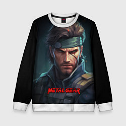 Детский свитшот Веном Снейк из игры Metal gear