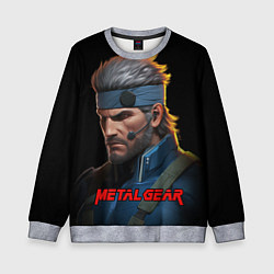 Детский свитшот Веном Снейк из игры Metal gear