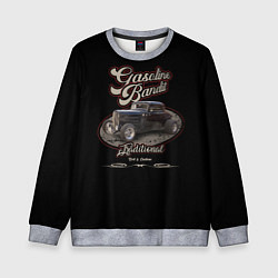 Свитшот детский Хотрод Gasoline bandit, цвет: 3D-меланж