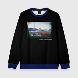 Детский свитшот Ретро автомобиль Cadillac Eldorado 1959 года