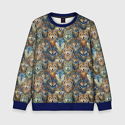 Детский свитшот Волчий узор