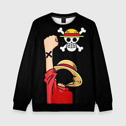 Детский свитшот One piece - Monkey D Luffy
