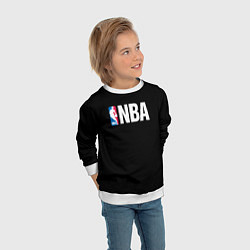 Свитшот детский NBA logo sport, цвет: 3D-белый — фото 2
