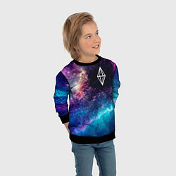 Свитшот детский The Sims space game, цвет: 3D-черный — фото 2
