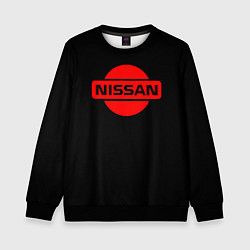 Детский свитшот Nissan red logo