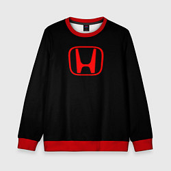 Детский свитшот Honda red logo auto