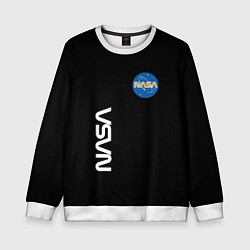 Детский свитшот NASA logo usa space