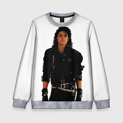 Свитшот детский Michael Jackson whos bad, цвет: 3D-меланж