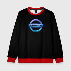 Детский свитшот Nissan logo neon