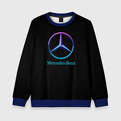 Детский свитшот Mercedes neon logo