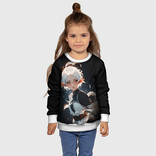 Детский свитшот Сильфи - Mushoku Tensei: Jobless / 3D-Белый – фото 4