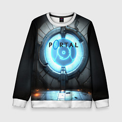 Детский свитшот Portal logo game