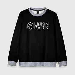 Свитшот детский Linkin parrk logo chester, цвет: 3D-меланж