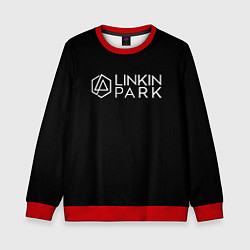 Свитшот детский Linkin parrk logo chester, цвет: 3D-красный