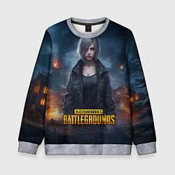 Детский свитшот PUBG game wallpaper