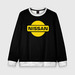 Детский свитшот Nissan yellow logo