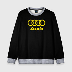 Детский свитшот Audi logo yellow