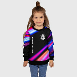 Свитшот детский Hunter x Hunter speed anime lights, цвет: 3D-черный — фото 2