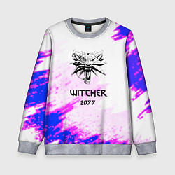 Детский свитшот The Witcher colors neon