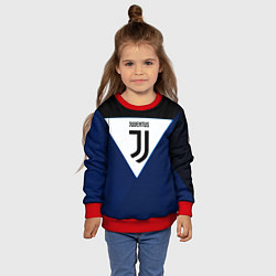 Свитшот детский Juventus sport geometry color, цвет: 3D-красный — фото 2