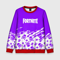 Детский свитшот Fortnite skull pattern