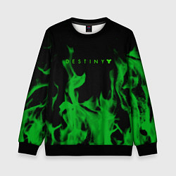 Детский свитшот Destiny fire green