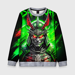 Детский свитшот Samurai green