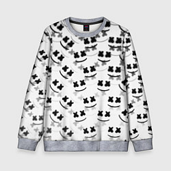 Свитшот детский Marshmello dj pattern, цвет: 3D-меланж