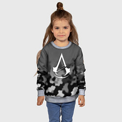Свитшот детский Assassins Creed game, цвет: 3D-меланж — фото 2